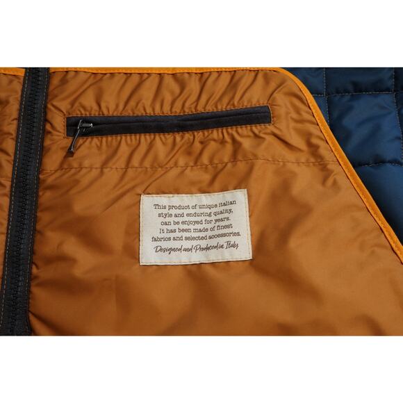 Waterville Theo Quilted Vest in Burnt Orange Size 58 - Picture 5 of 12